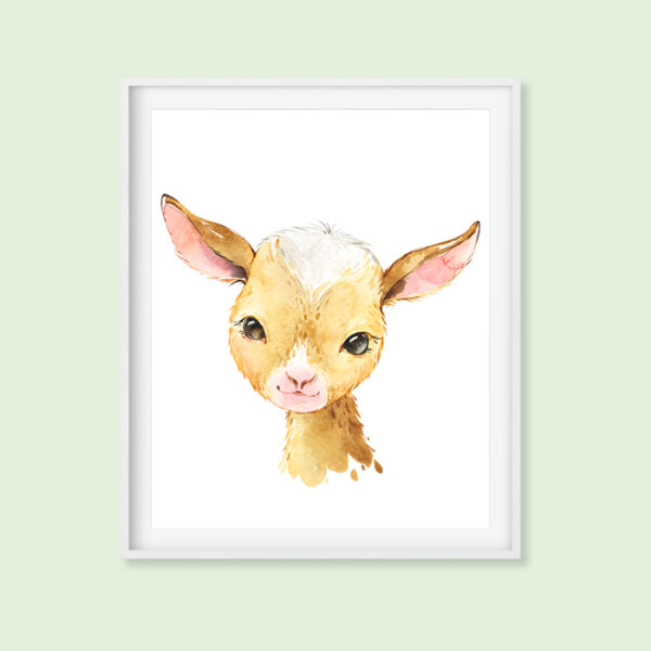 Baby Goat Printable Art