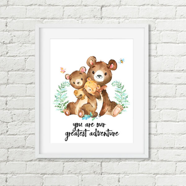 You Are Our Greatest Adventure Bear Printable Art
