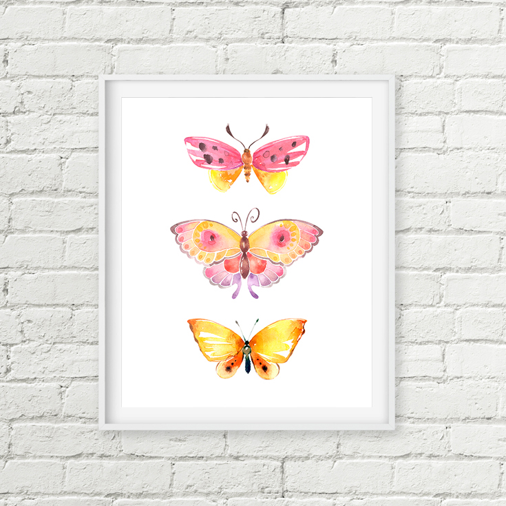 Butterfly Printable Wall Art