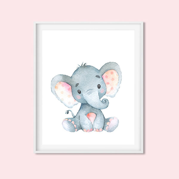Baby Elephant Printable Art