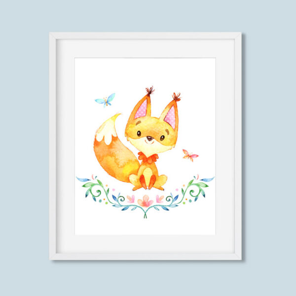 Fox Woodland Nursery Printable Art