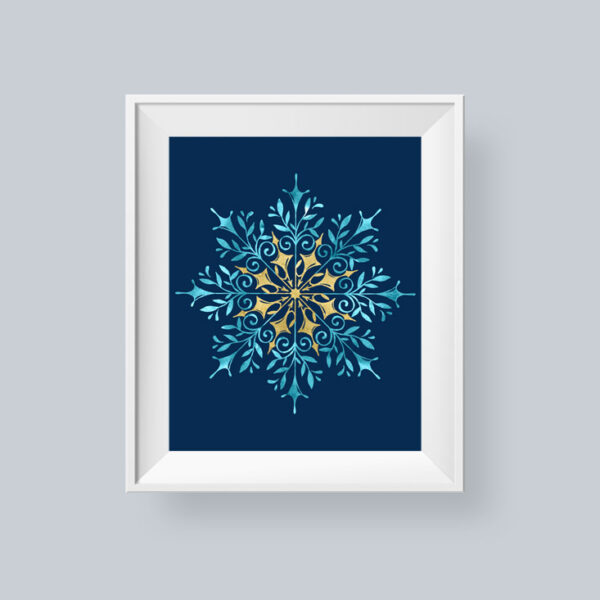 Snowflake Printable Art