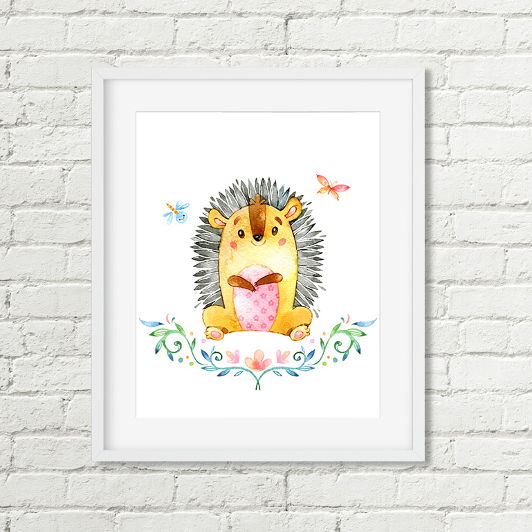 Hedgehog Printable Art