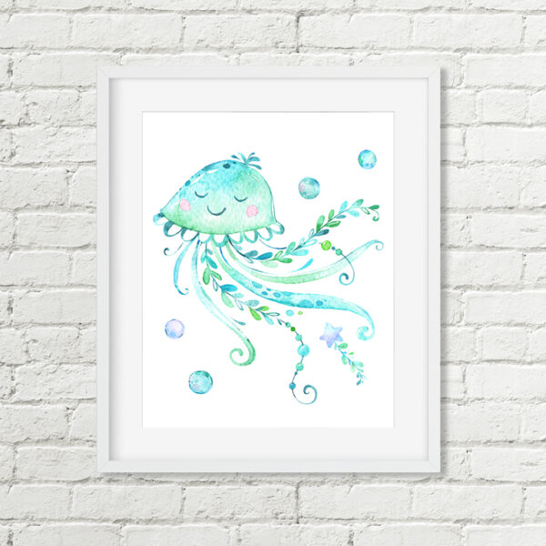 Jellyfish Printable Art