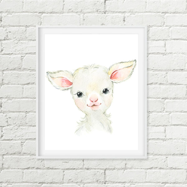 Lamb Printable Nursery Art