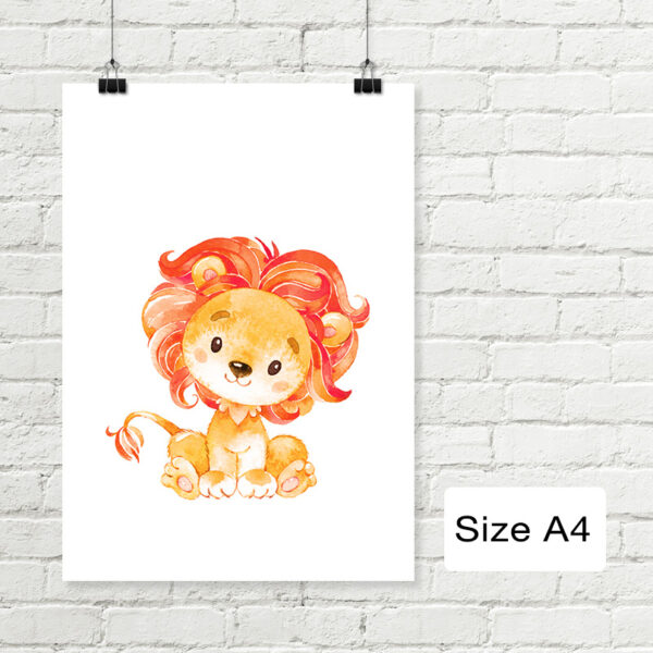 Lion Printable Nursery Art