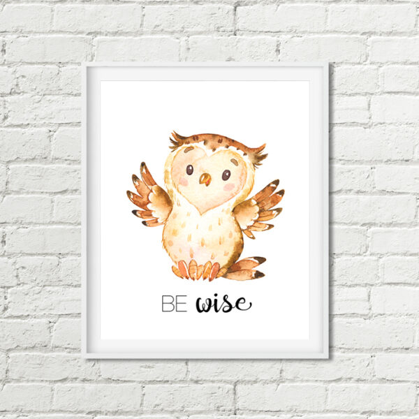 Owl Be Wise Printable Art