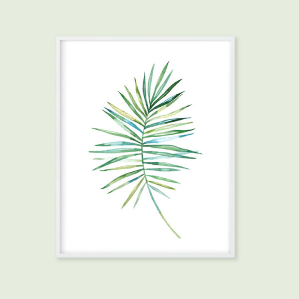 Palm Leaf Printable Art
