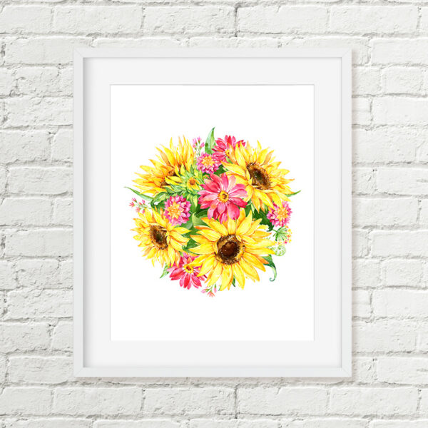 Sunflower Printable Art