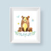 Woodland Bear Printable Nursery Art