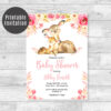 Deer Baby Shower Invitation