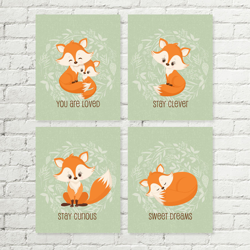 Fox Nursery Printable Art