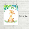 Giraffe Printable Nursery Art