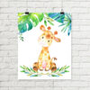 Giraffe Printable Nursery Art