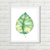 Monstera Leaf Printable Art